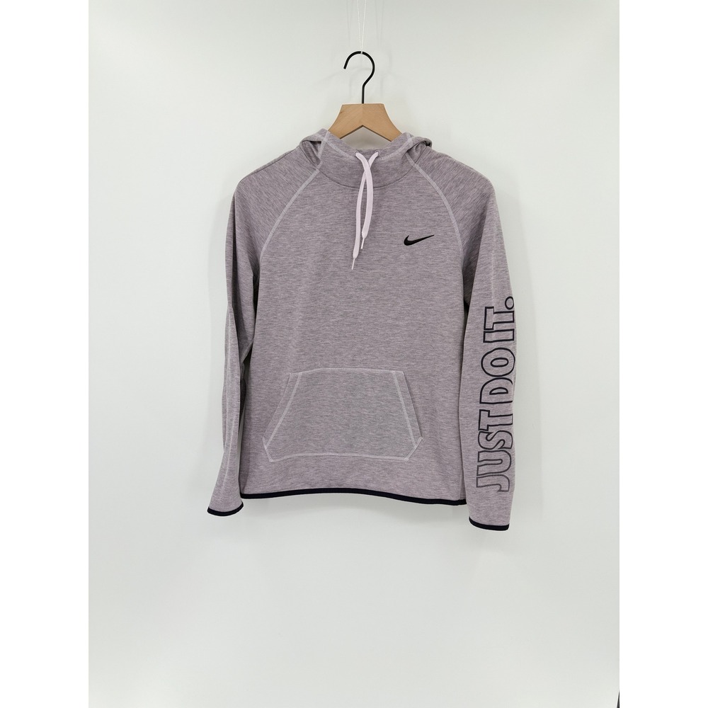 Nike Hoodie Dri-FIT Just Do It Performance Graphic Hoodie Heathered Purple M